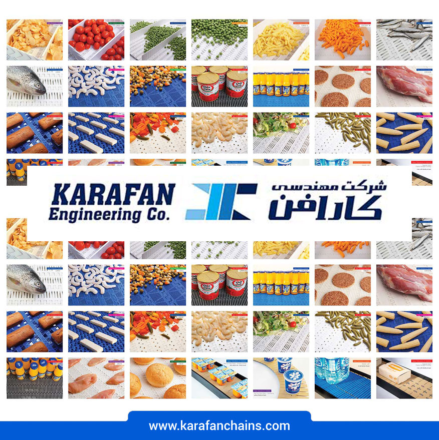 کاربرد تسمه های مودولار در صنایع مختلف