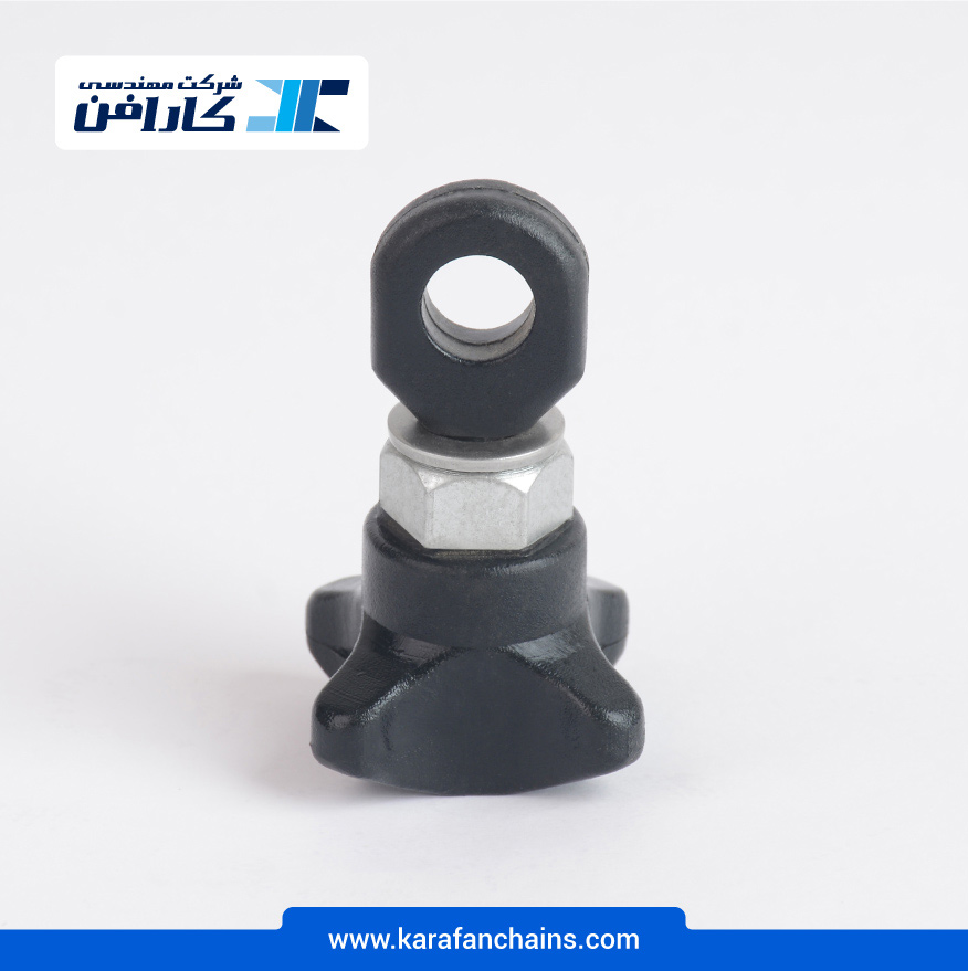 پیچ و مهره خروسکی پایه راهنمای کانوایر ( قلاب پلاستیکی ) در کارابلتز