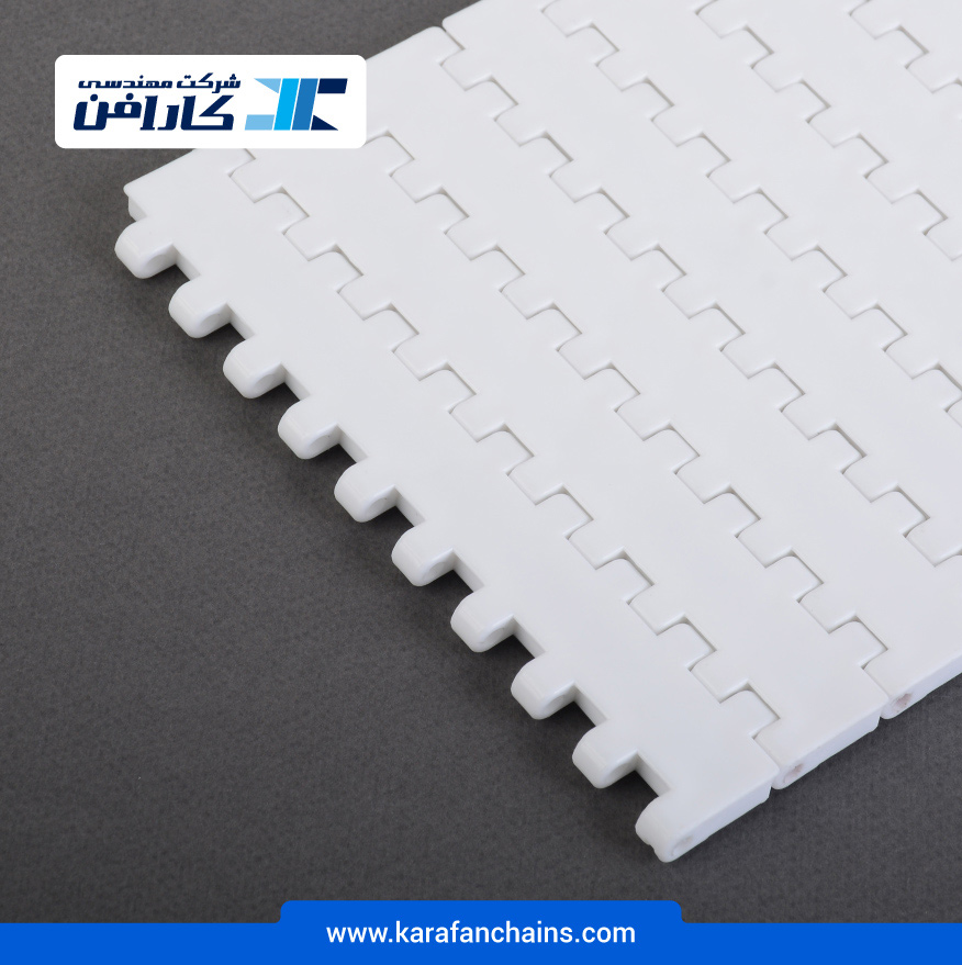 تسمه مدولار حرکت مستقیم گام 1 اینچ بدون گذر ( سفید )