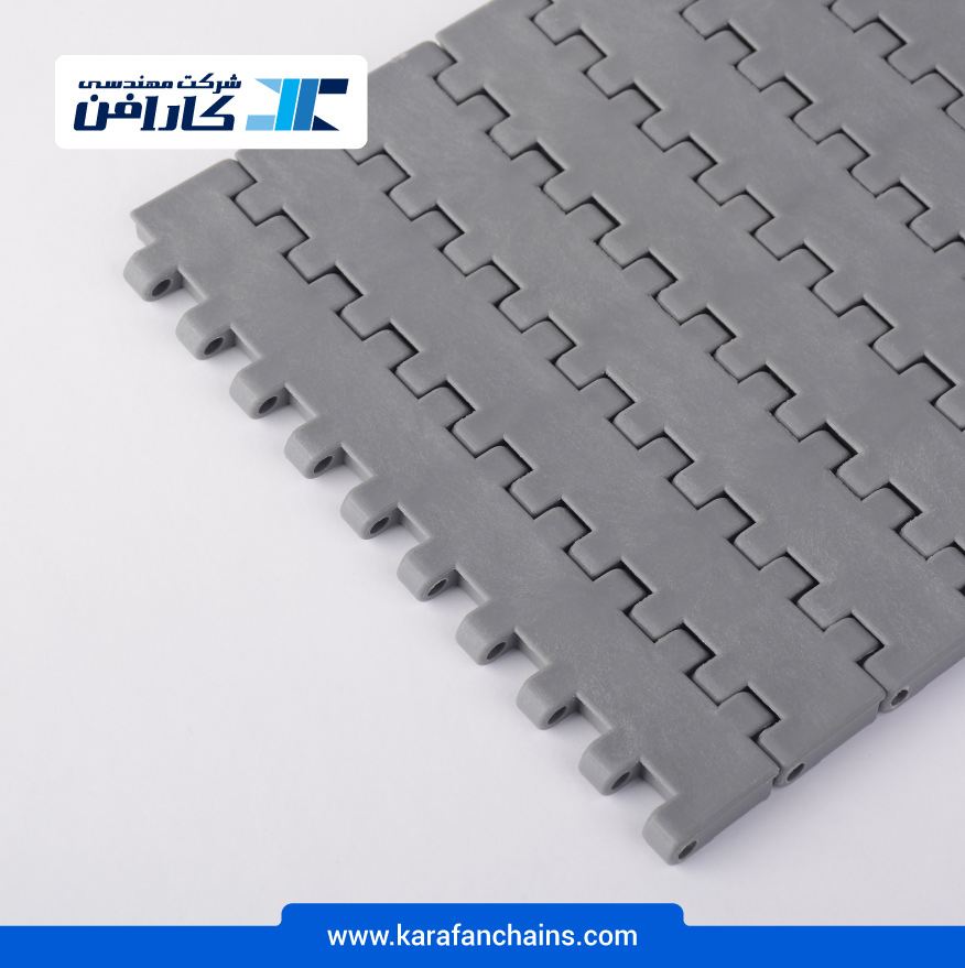 تسمه مدولار حرکت مستقیم گام 1 اینچ بدون گذر ( خاکستری )