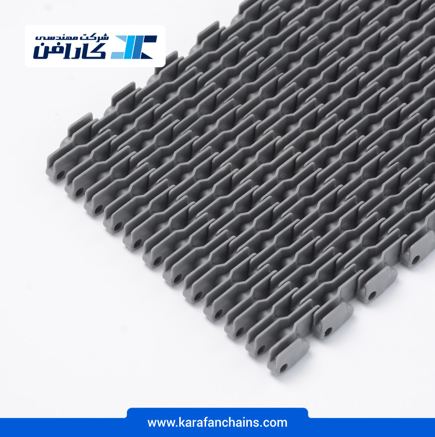 تسمه مدولار حرکت مستقیم گام 1 اینچ با گذر 40% شانه ای ( خاکستری ) در کارابلتز