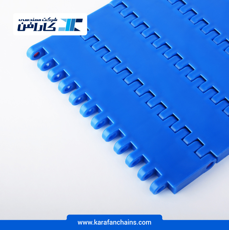 تسمه مدولار حرکت مستقیم گام 2 اینچ بدون گذر ( آبی ) در کارابلتز