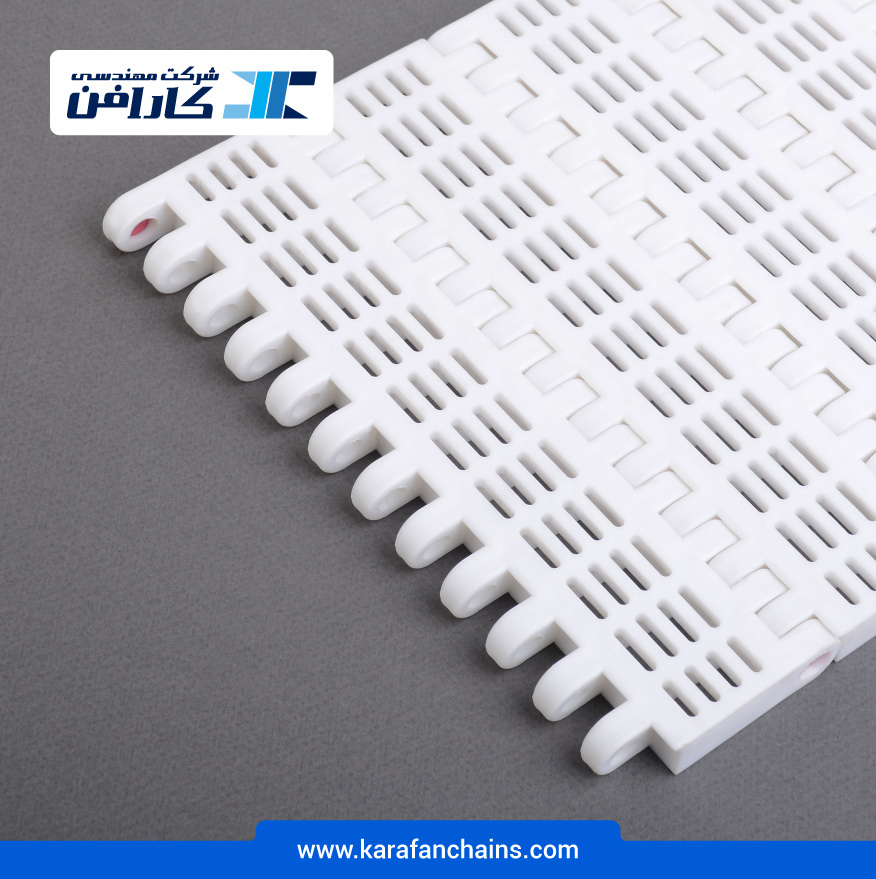 تسمه مدولار حرکت مستقیم گام 2 اینچ با گذر 20% - سفید در کارابلتز