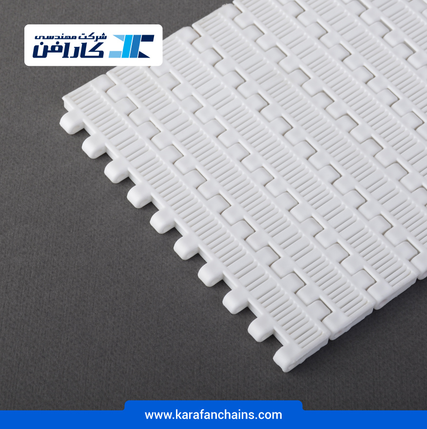 تسمه مدولار حرکت مستقیم گام 1 اینچ با گذر 10% ( سفید ) در کارابلتز