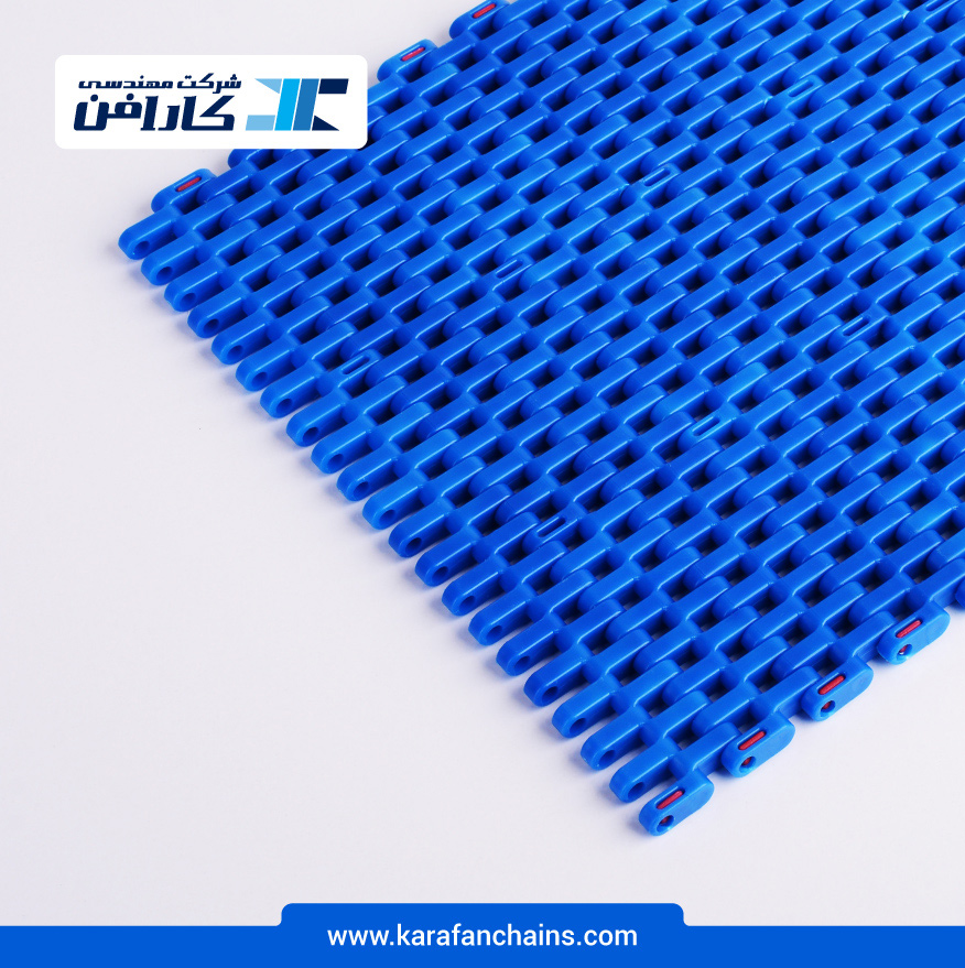 تسمه مدولار حرکت مستقیم گام 1 اینچ با گذر 40% ( آبی ) در کارابلتز