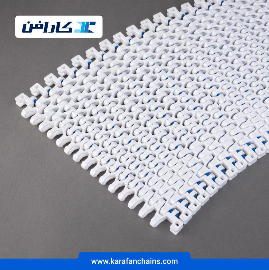 تسمه مدولار چرخشی ( اسپیرال ) گام 1 اینچ جدید { سفید } در کارابلتز