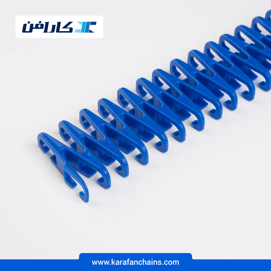 پلیت نصب شونده بر روی زنجیرهای اسپیرال استیل