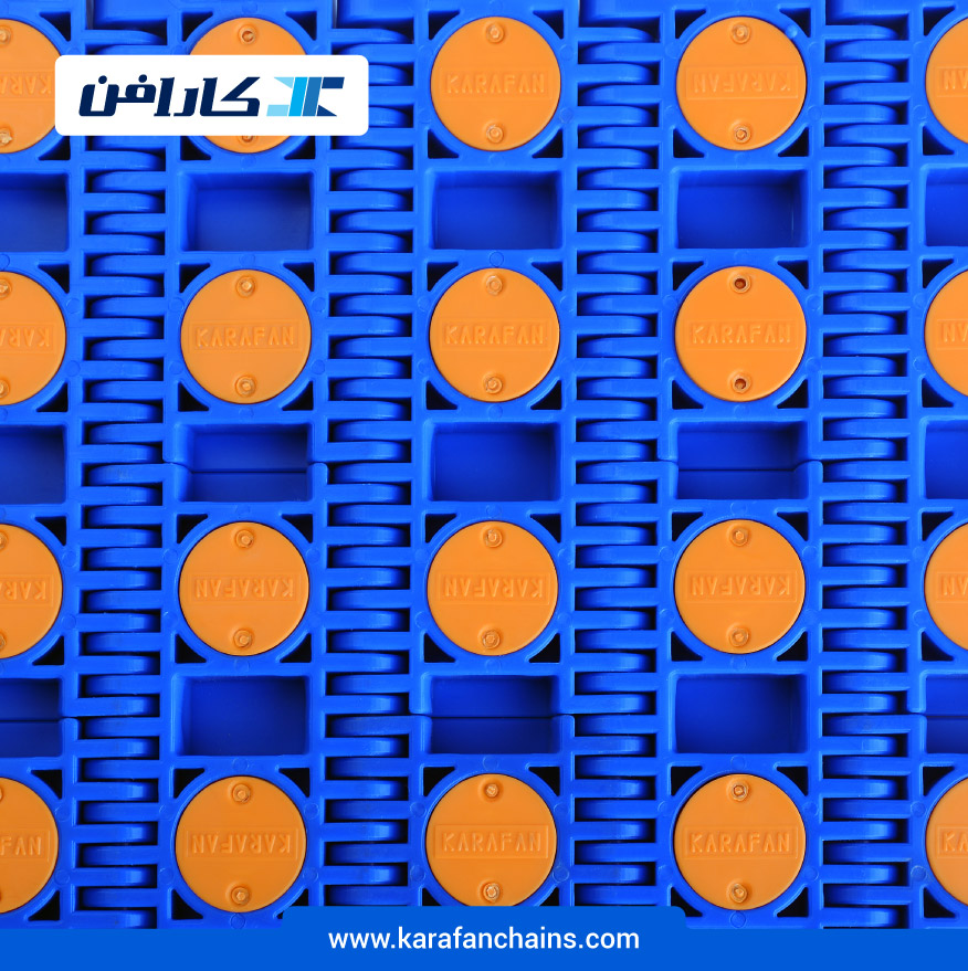 تسمه مدولار حرکت مستقیم گام 2 اینچ رولر تاپ