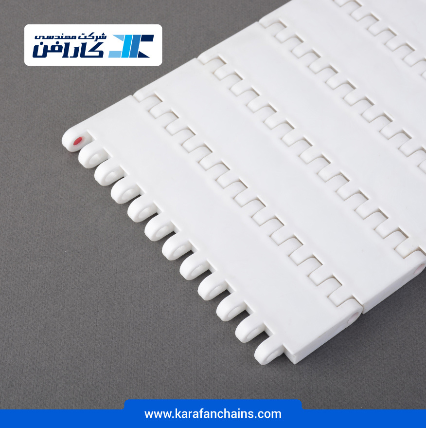 تسمه مدولار حرکت مستقیم گام 2 اینچ بدون گذر ( سفید )