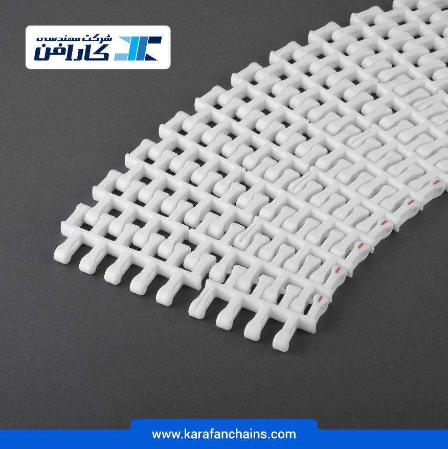 تسمه مدولار چرخشی ( اسپیرال ) گام 2 اینچ - سفید