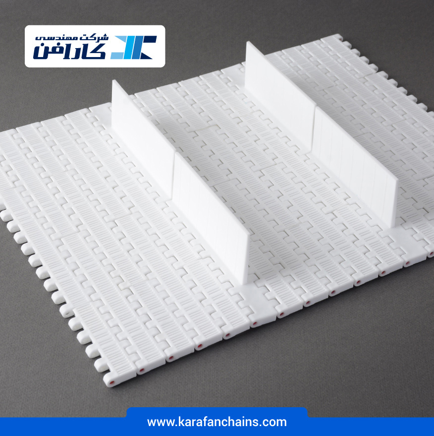 تسمه مدولار حرکت مستقیم گام 1 اینچ با تیغه بالابرنده با گذر 10% در کارابلتز